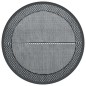 vidaXL Outdoor-Teppich Grau Ø160 cm PP vidaXL Outdoor-Teppich Grau Ø160 cm PP