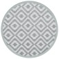 vidaXL Outdoor-Teppich Grau Ø200 cm PP vidaXL Outdoor-Teppich Grau Ø200 cm PP