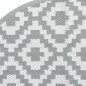 vidaXL Outdoor-Teppich Grau Ø200 cm PP vidaXL Outdoor-Teppich Grau Ø200 cm PP