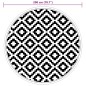 vidaXL Outdoor-Teppich Grau Ø200 cm PP vidaXL Outdoor-Teppich Grau Ø200 cm PP
