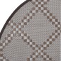 vidaXL Outdoor-Teppich Braun Ø120 cm PP vidaXL Outdoor-Teppich Braun Ø120 cm PP