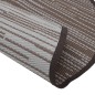 vidaXL Outdoor-Teppich Braun Ø120 cm PP vidaXL Outdoor-Teppich Braun Ø120 cm PP