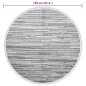 vidaXL Outdoor-Teppich Braun Ø120 cm PP vidaXL Outdoor-Teppich Braun Ø120 cm PP