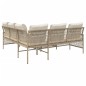 vidaXL 2-tlg. Garten-Sofagarnitur mit Kissen Beige Poly Rattan vidaXL 2-tlg. Garten-Sofagarnitur mit Kissen Beige Poly Rattan