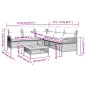 vidaXL 2-tlg. Garten-Sofagarnitur mit Kissen Beige Poly Rattan vidaXL 2-tlg. Garten-Sofagarnitur mit Kissen Beige Poly Rattan