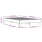 vidaXL Bettgestell Braun Eichen-Optik 120x200 cm Holzwerkstoff Metall vidaXL Bettgestell Braun Eichen-Optik 120x200 cm Holzwerkstoff Metall