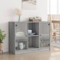vidaXL Sideboard Grau Sonoma 102x37x75,5 cm Holzwerkstoff vidaXL Sideboard Grau Sonoma 102x37x75,5 cm Holzwerkstoff