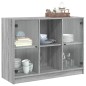 vidaXL Sideboard Grau Sonoma 102x37x75,5 cm Holzwerkstoff vidaXL Sideboard Grau Sonoma 102x37x75,5 cm Holzwerkstoff