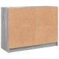 vidaXL Sideboard Grau Sonoma 102x37x75,5 cm Holzwerkstoff vidaXL Sideboard Grau Sonoma 102x37x75,5 cm Holzwerkstoff