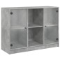 vidaXL Sideboard Betongrau 102x37x75,5 cm Holzwerkstoff vidaXL Sideboard Betongrau 102x37x75,5 cm Holzwerkstoff
