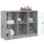 vidaXL Sideboard Betongrau 102x37x75,5 cm Holzwerkstoff vidaXL Sideboard Betongrau 102x37x75,5 cm Holzwerkstoff