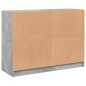 vidaXL Sideboard Betongrau 102x37x75,5 cm Holzwerkstoff vidaXL Sideboard Betongrau 102x37x75,5 cm Holzwerkstoff