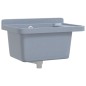 vidaXL Ausgussbecken Wandmontage Grau 50x35x24 cm Harz vidaXL Ausgussbecken Wandmontage Grau 50x35x24 cm Harz