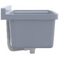vidaXL Ausgussbecken Wandmontage Grau 50x35x24 cm Harz vidaXL Ausgussbecken Wandmontage Grau 50x35x24 cm Harz