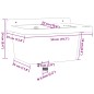vidaXL Ausgussbecken Wandmontage Grau 50x35x24 cm Harz vidaXL Ausgussbecken Wandmontage Grau 50x35x24 cm Harz