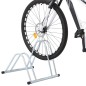 vidaXL Fahrradständer für 2 Fahrräder Freistehend Verzinkter Stahl vidaXL Fahrradständer für 2 Fahrräder Freistehend Verzinkter Stahl