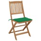 vidaXL Klappbare Gartenstühle 6 Stk. mit Kissen Massivholz Akazie vidaXL Klappbare Gartenstühle 6 Stk. mit Kissen Massivholz Akazie