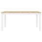 vidaXL Esstisch Panama Weiß 160x80x75 cm Massivholz Kiefer vidaXL Esstisch Panama Weiß 160x80x75 cm Massivholz Kiefer