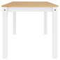 vidaXL Esstisch Panama Weiß 160x80x75 cm Massivholz Kiefer vidaXL Esstisch Panama Weiß 160x80x75 cm Massivholz Kiefer