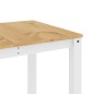 vidaXL Esstisch Panama Weiß 160x80x75 cm Massivholz Kiefer vidaXL Esstisch Panama Weiß 160x80x75 cm Massivholz Kiefer