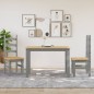vidaXL Essstühle 2 Stk. Corona Grau 42x47x107 cm Massivholz Kiefer vidaXL Essstühle 2 Stk. Corona Grau 42x47x107 cm Massivholz Kiefer