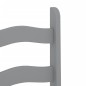 vidaXL Essstühle 2 Stk. Corona Grau 42x47x107 cm Massivholz Kiefer vidaXL Essstühle 2 Stk. Corona Grau 42x47x107 cm Massivholz Kiefer