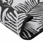 vidaXL Outdoor-Teppich Weiß und Schwarz Ø160 cm PP vidaXL Outdoor-Teppich Weiß und Schwarz Ø160 cm PP