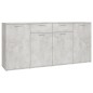 vidaXL Sideboard Betongrau 160x36x75 cm Holzwerkstoff vidaXL Sideboard Betongrau 160x36x75 cm Holzwerkstoff