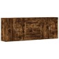 vidaXL Sideboards 3 Stk. Räuchereiche Holzwerkstoff vidaXL Sideboards 3 Stk. Räuchereiche Holzwerkstoff