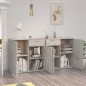 vidaXL Sideboard Betongrau 160x36x75 cm Holzwerkstoff vidaXL Sideboard Betongrau 160x36x75 cm Holzwerkstoff