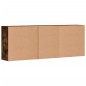 vidaXL Sideboards 3 Stk. Räuchereiche Holzwerkstoff vidaXL Sideboards 3 Stk. Räuchereiche Holzwerkstoff