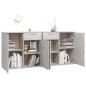 vidaXL Sideboard Betongrau 160x36x75 cm Holzwerkstoff vidaXL Sideboard Betongrau 160x36x75 cm Holzwerkstoff