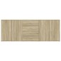 vidaXL Sideboards 3 Stk. Sonoma-Eiche Holzwerkstoff vidaXL Sideboards 3 Stk. Sonoma-Eiche Holzwerkstoff