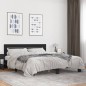 vidaXL Bettgestell Schwarz 180x200 cm Holzwerkstoff und Metall vidaXL Bettgestell Schwarz 180x200 cm Holzwerkstoff und Metall