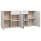 vidaXL Sideboard Betongrau 160x36x75 cm Holzwerkstoff vidaXL Sideboard Betongrau 160x36x75 cm Holzwerkstoff