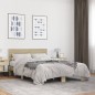 vidaXL Bettgestell Sonoma-Eiche 120x200 cm Holzwerkstoff und Metall vidaXL Bettgestell Sonoma-Eiche 120x200 cm Holzwerkstoff und Metall