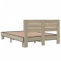 vidaXL Bettgestell Sonoma-Eiche 120x200 cm Holzwerkstoff und Metall vidaXL Bettgestell Sonoma-Eiche 120x200 cm Holzwerkstoff und Metall
