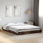 vidaXL Bettgestell ohne Matratze Braun Eiche 150x200 cm Holzwerkstoff vidaXL Bettgestell ohne Matratze Braun Eiche 150x200 cm Holzwerkstoff