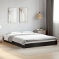 vidaXL Bettgestell Schwarz 150x200 cm Holzwerkstoff vidaXL Bettgestell Schwarz 150x200 cm Holzwerkstoff