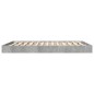vidaXL Bettgestell Betongrau 150x200 cm Holzwerkstoff vidaXL Bettgestell Betongrau 150x200 cm Holzwerkstoff