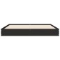 vidaXL Bettgestell Schwarz 120x200 cm Holzwerkstoff vidaXL Bettgestell Schwarz 120x200 cm Holzwerkstoff