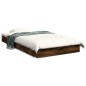 vidaXL Bettgestell ohne Matratze Räuchereiche 90x190 cm Holzwerkstoff vidaXL Bettgestell ohne Matratze Räuchereiche 90x190 cm Holzwerkstoff