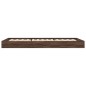 vidaXL Bettgestell ohne Matratze Braun Eiche 75x190 cm Holzwerkstoff vidaXL Bettgestell ohne Matratze Braun Eiche 75x190 cm Holzwerkstoff