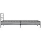vidaXL Bettgestell Grau Sonoma 75x190 cm Holzwerkstoff und Metall vidaXL Bettgestell Grau Sonoma 75x190 cm Holzwerkstoff und Metall
