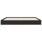 vidaXL Bettgestell Schwarz 160x200 cm Holzwerkstoff vidaXL Bettgestell Schwarz 160x200 cm Holzwerkstoff