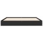 vidaXL Bettgestell Schwarz 140x200 cm Holzwerkstoff vidaXL Bettgestell Schwarz 140x200 cm Holzwerkstoff