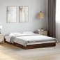 vidaXL Bettgestell Braun Eichen-Optik 135x190 cm Holzwerkstoff vidaXL Bettgestell Braun Eichen-Optik 135x190 cm Holzwerkstoff