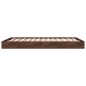 vidaXL Bettgestell Braun Eichen-Optik 135x190 cm Holzwerkstoff vidaXL Bettgestell Braun Eichen-Optik 135x190 cm Holzwerkstoff