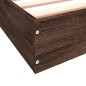 vidaXL Bettgestell Braun Eichen-Optik 135x190 cm Holzwerkstoff vidaXL Bettgestell Braun Eichen-Optik 135x190 cm Holzwerkstoff