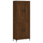 Highboard Braun Eichen-Optik 69,5x34x180 cm Holzwerkstoff Highboard Braun Eichen-Optik 69,5x34x180 cm Holzwerkstoff